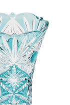 ELSA CRYSTAL Bohemia Maravelle Açık Ağız Büyük Vazo Azur