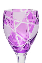 ELSA CRYSTAL Bohemia Elysium Melisa Ayaklı Bardak Mor