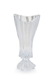 ELSA CRYSTAL Bohemia Lunaria Ayaklı Vazo Beyaz