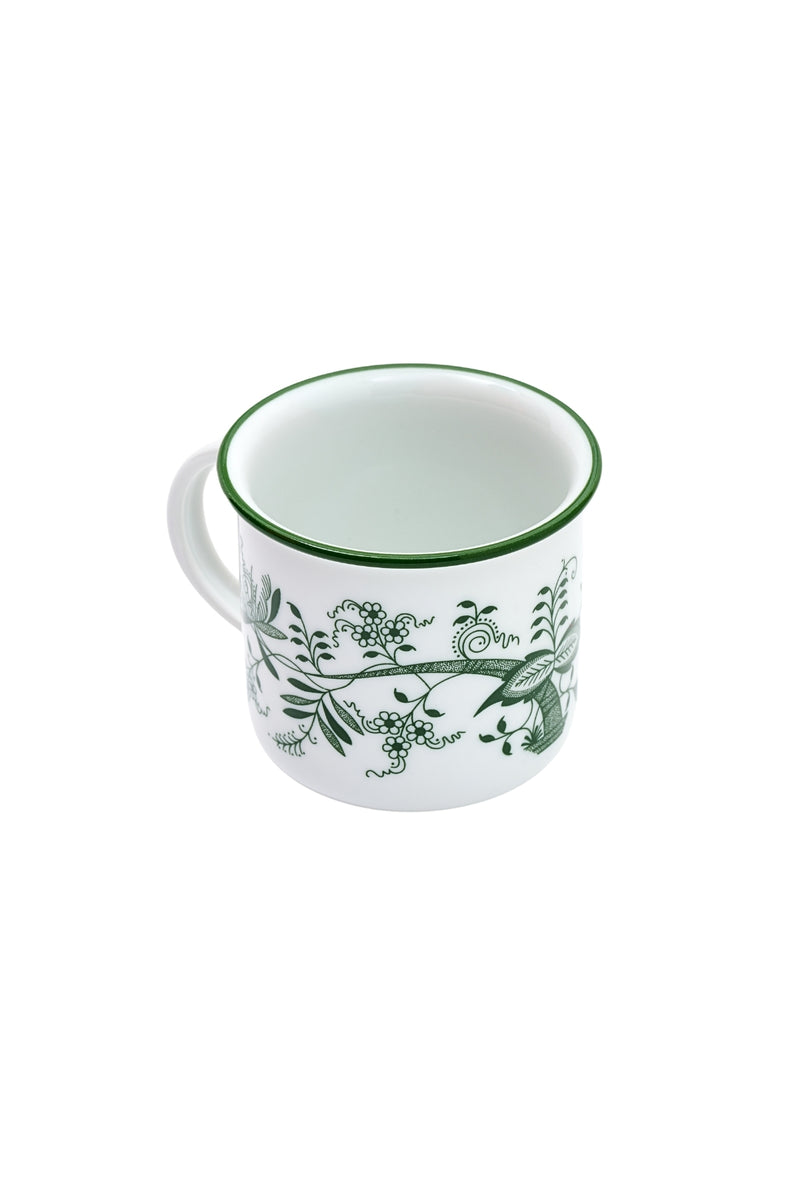 CESKY PORCELAN DUBİ 1860 Cibulak Büyük Kupa Yeşil