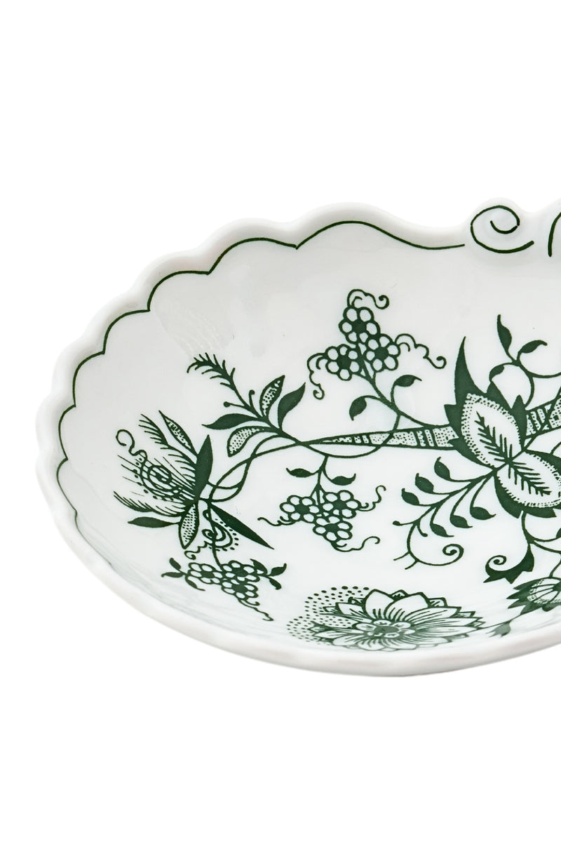 CESKY PORCELAN DUBİ 1860 Cibulak Reçel Tabağı Yeşil