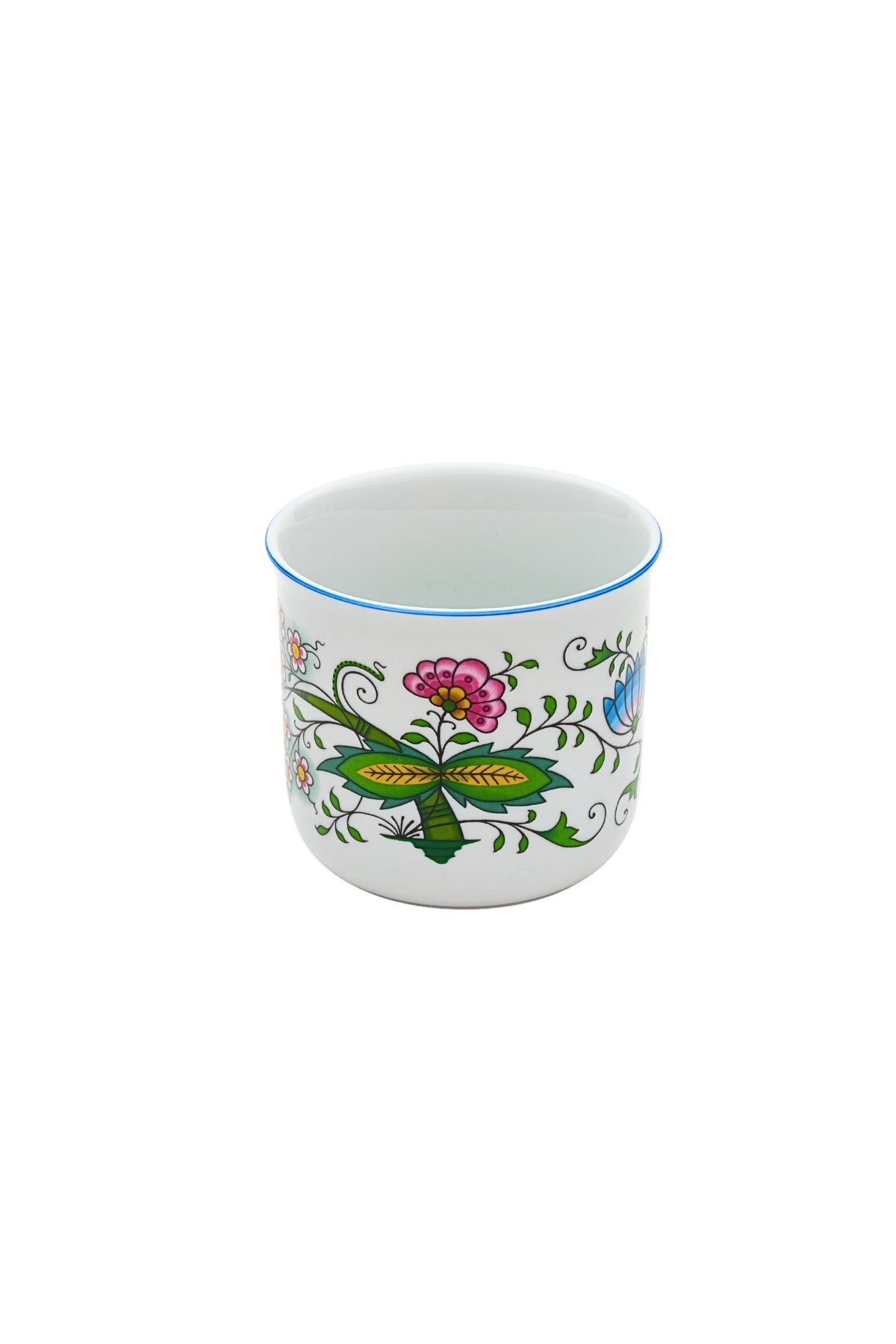 CESKY PORCELAN DUBİ 1860 Cibulak Büyük Kupa Renkli