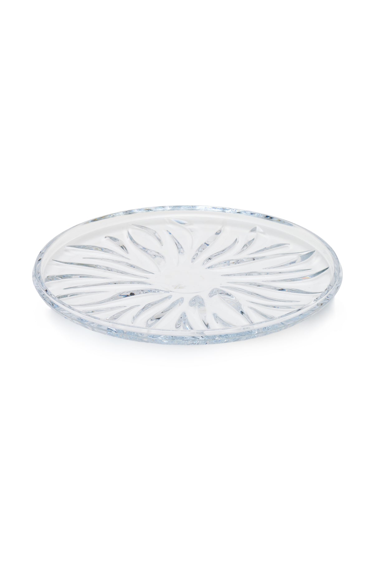 ELSA CRYSTAL Bohemia Lucentia Servis Tabağı Beyaz