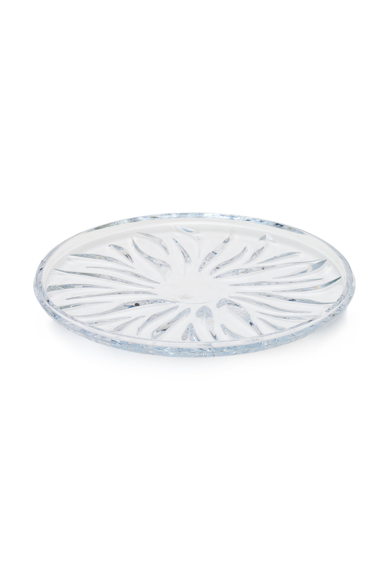 ELSA CRYSTAL Bohemia Lucentia Servis Tabağı Beyaz