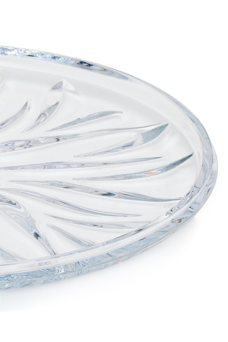 ELSA CRYSTAL Bohemia Lucentia Servis Tabağı Beyaz