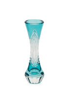 ELSA CRYSTAL Bohemia Lunaria Small Vase Azur