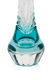 ELSA CRYSTAL Bohemia Lunaria Small Vase Azur