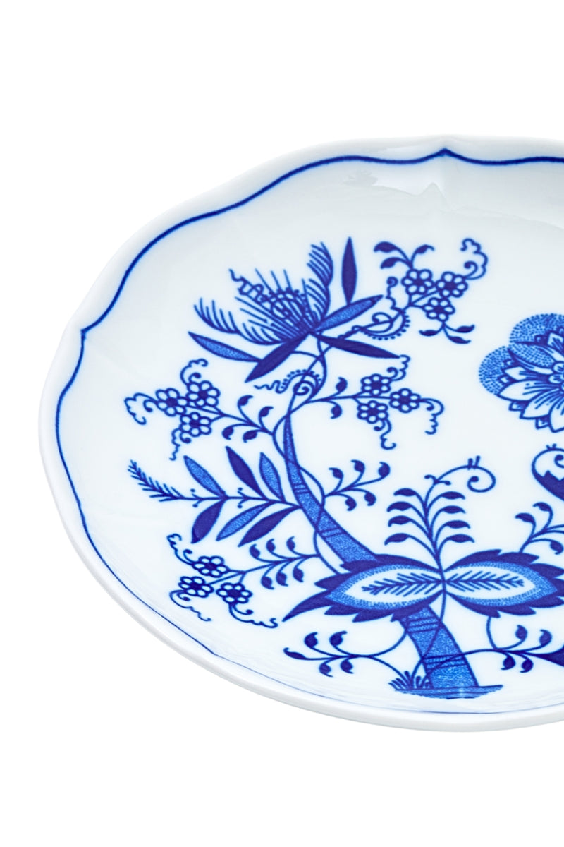 CESKY PORCELAN DUBİ 1860 Cibulak Çorba Kasesi Altlığı Mavi