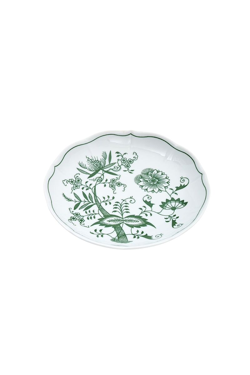 CESKY PORCELAN DUBİ 1860 Cibulak Çorba Kasesi Altlığı Yeşil