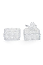 ELSA CRYSTAL Bohemia Aquarine Şekerlik Kelebek Beyaz
