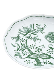 CESKY PORCELAN DUBİ 1860 Cibulak Çorba Kasesi Altlığı Yeşil