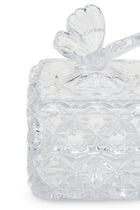 ELSA CRYSTAL Bohemia Aquarine Şekerlik Kelebek Beyaz