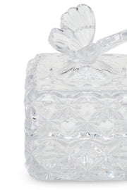 ELSA CRYSTAL Bohemia Aquarine Şekerlik Kelebek Beyaz