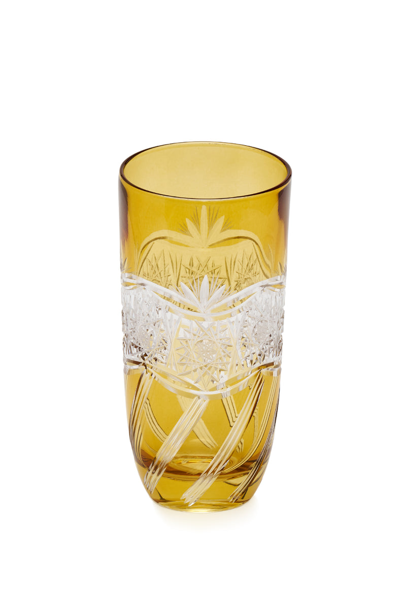 ELSA CRYSTAL Bohemia Aurora Orbit Meşrubat Bardağı Sarı