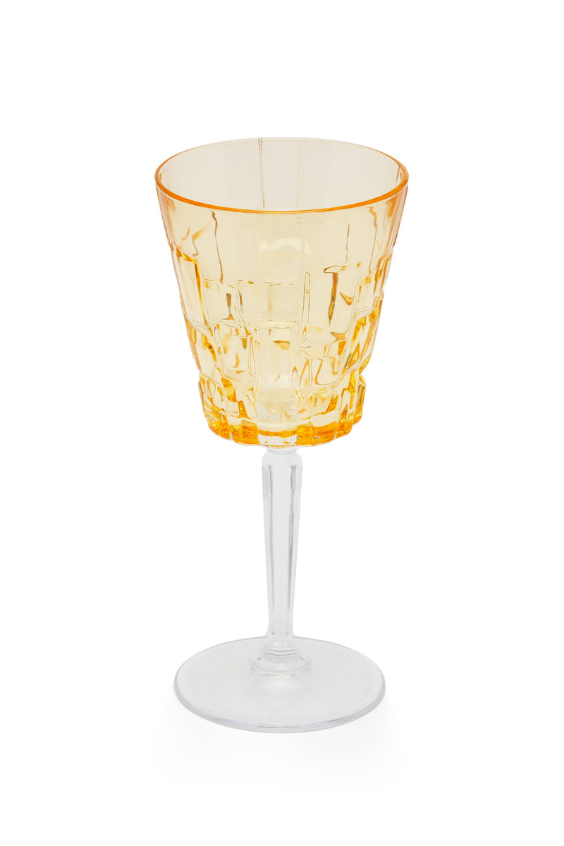 ELSA CRYSTAL Bohemia Glacielle Etna Goblet Ayaklı Bardak Sarı