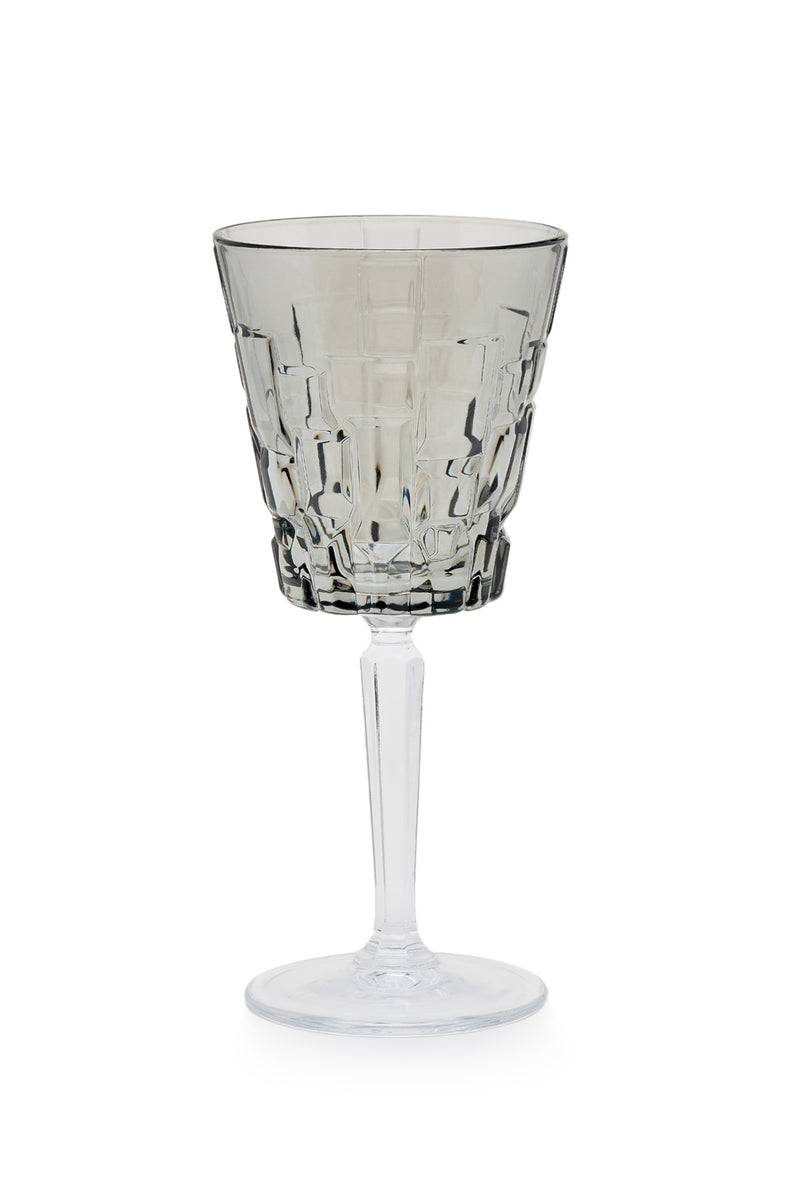 ELSA CRYSTAL Bohemia Glacielle Etna Goblet Ayaklı Bardak Gri