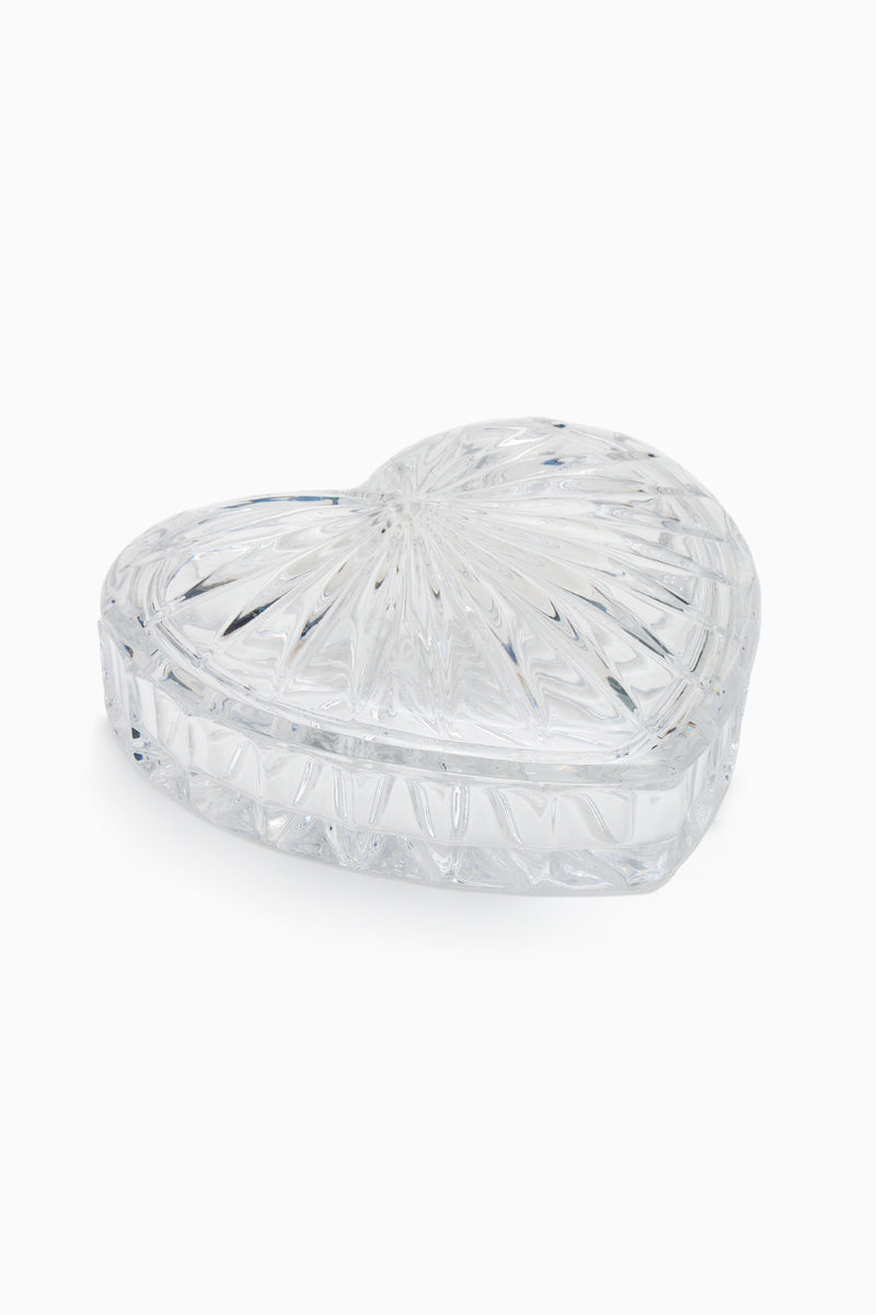 ELSA CRYSTAL Bohemia Aquarine Kalpli Kutu Beyaz