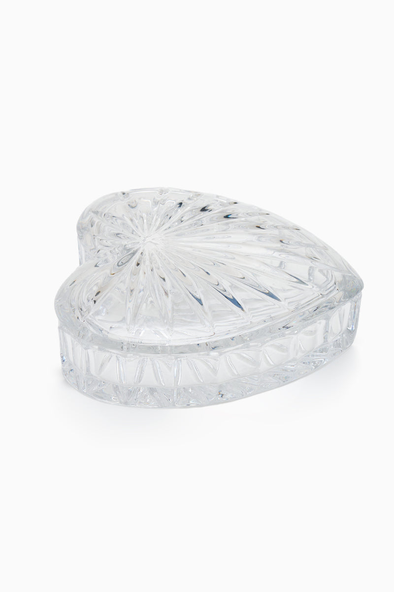 ELSA CRYSTAL Bohemia Aquarine Kalpli Kutu Beyaz