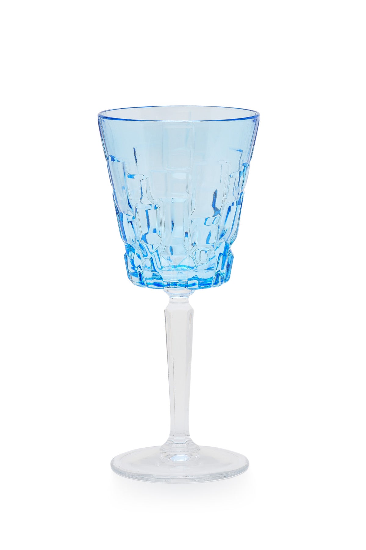 ELSA CRYSTAL Bohemia Glacielle Etna Goblet Ayaklı Bardak Mavi