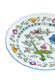 CESKY PORCELAN DUBİ 1860 Cibulak Orta Servis Tabağı Renkli