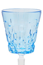 ELSA CRYSTAL Bohemia Glacielle Etna Goblet Ayaklı Bardak Mavi