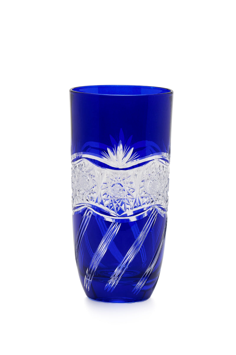 ELSA CRYSTAL Bohemia Aurora Orbit Meşrubat Bardağı Mavi