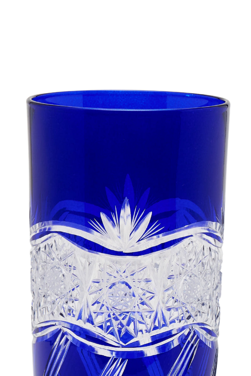 ELSA CRYSTAL Bohemia Aurora Orbit Meşrubat Bardağı Mavi