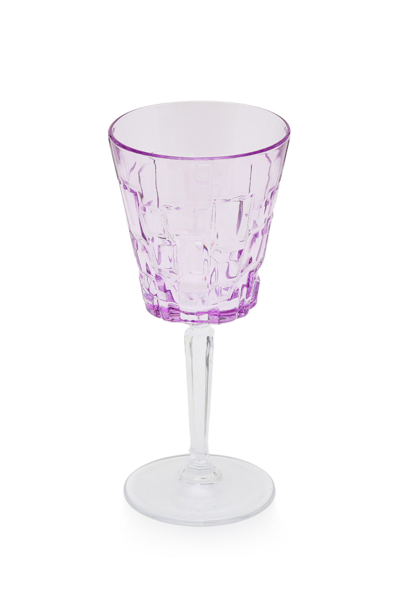 ELSA CRYSTAL Bohemia Glacielle Etna Goblet Ayaklı Bardak Mor