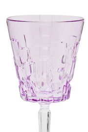 ELSA CRYSTAL Bohemia Glacielle Etna Goblet Ayaklı Bardak Mor