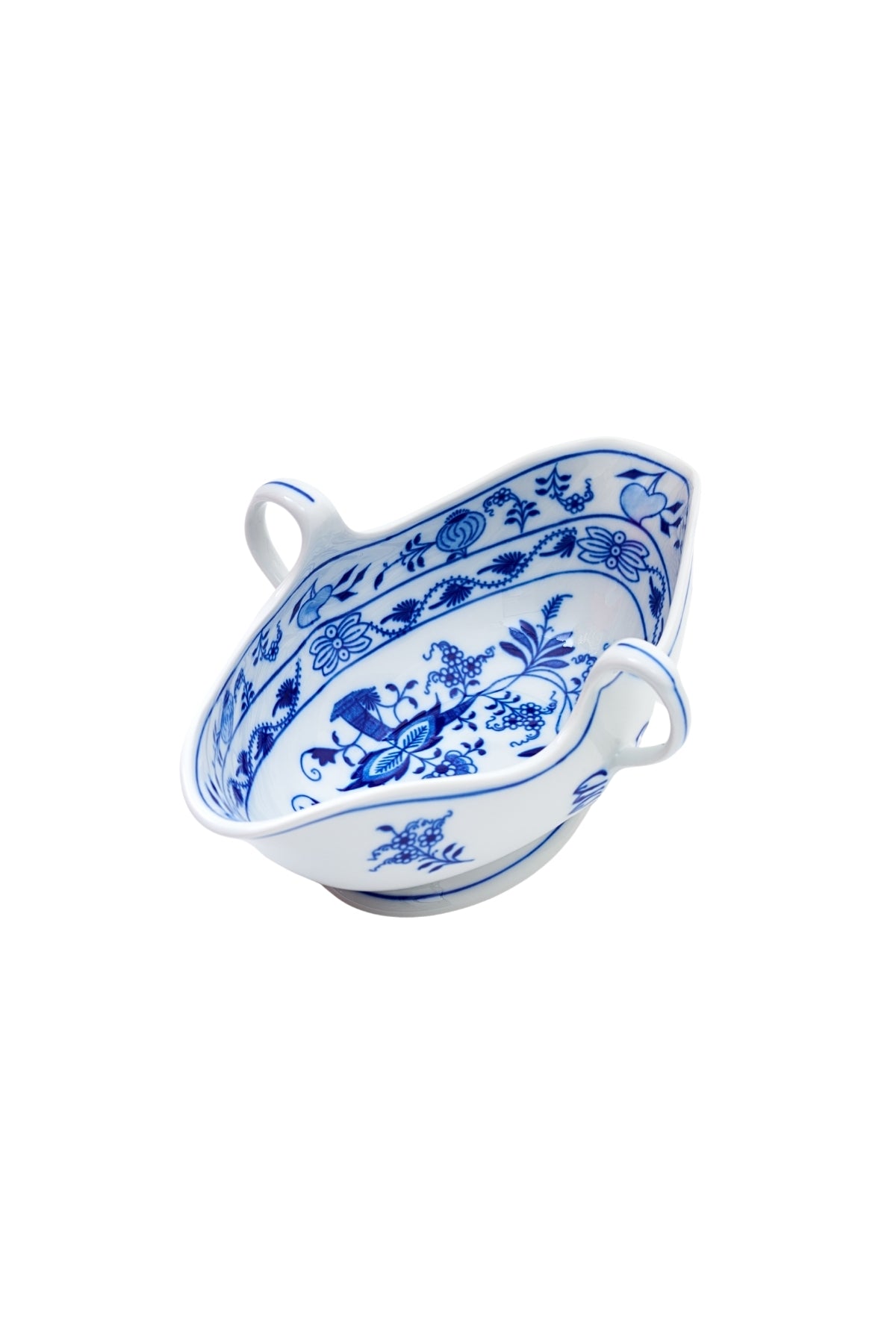 CESKY PORCELAN DUBİ 1860 Cibulak Sosluk Mavi