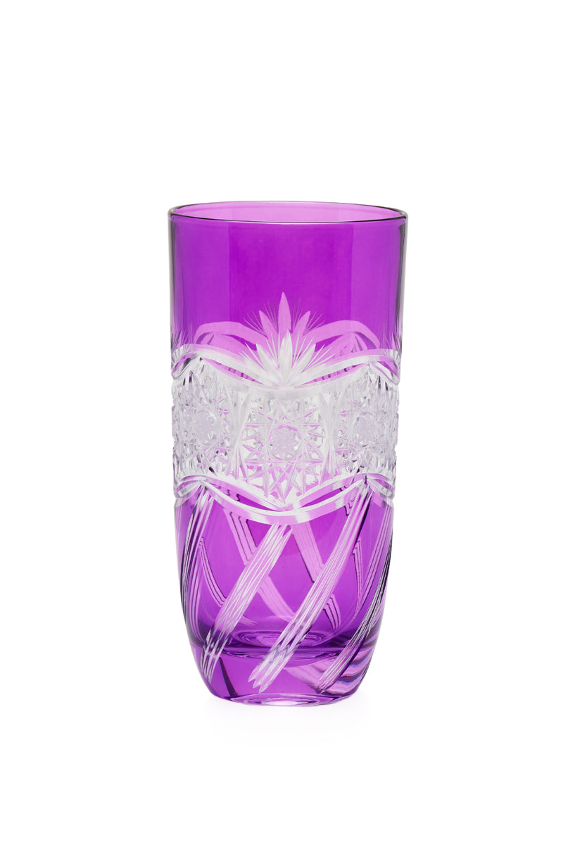 ELSA CRYSTAL Bohemia Aurora Orbit Meşrubat Bardağı Mor