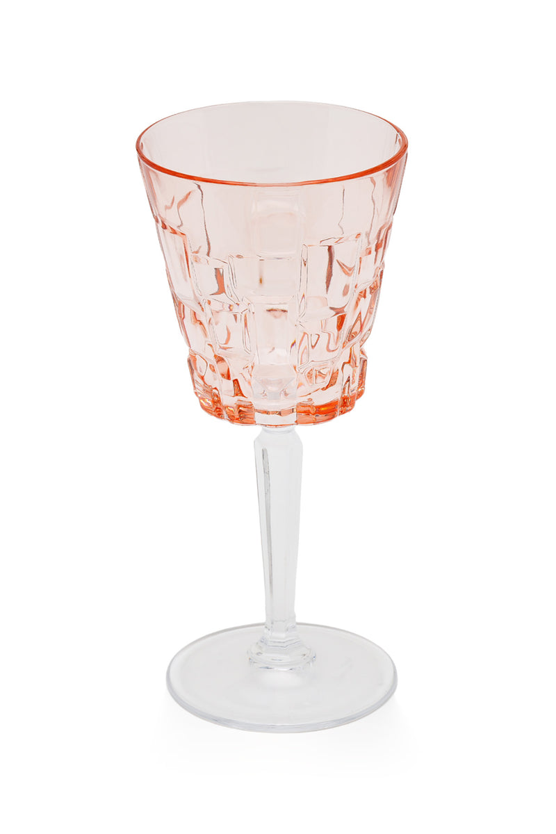 ELSA CRYSTAL Bohemia Glacielle Etna Goblet Ayaklı Bardak Pembe