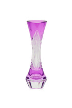 ELSA CRYSTAL Bohemia Lunaria Büyük Vazo Eflatun