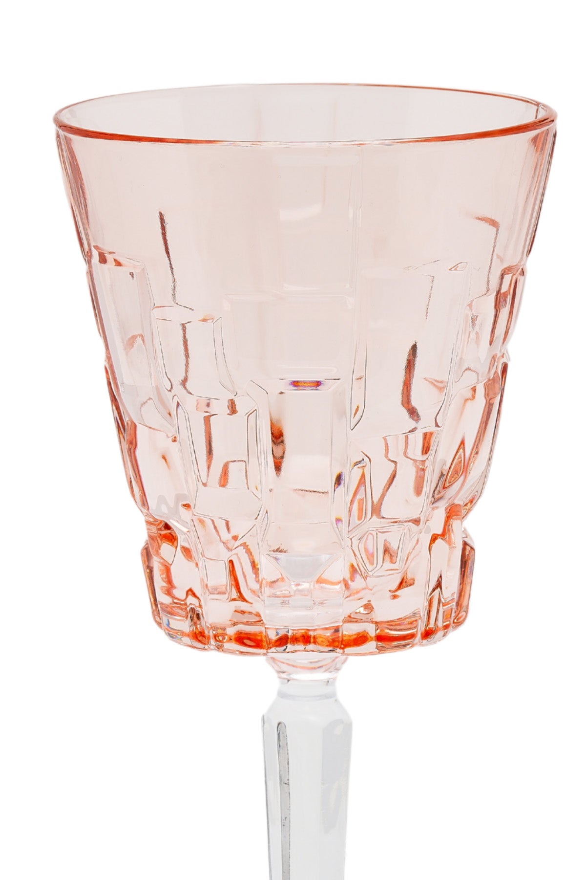 ELSA CRYSTAL Bohemia Glacielle Etna Goblet Ayaklı Bardak Pembe