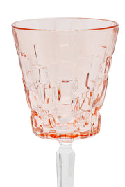 ELSA CRYSTAL Bohemia Glacielle Etna Goblet Ayaklı Bardak Pembe