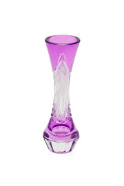 ELSA CRYSTAL Bohemia Lunaria Büyük Vazo Eflatun