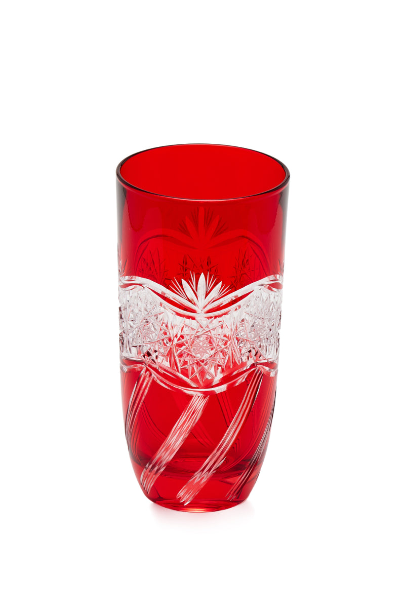 ELSA CRYSTAL Bohemia Aurora Orbit Meşrubat Bardağı Pembe