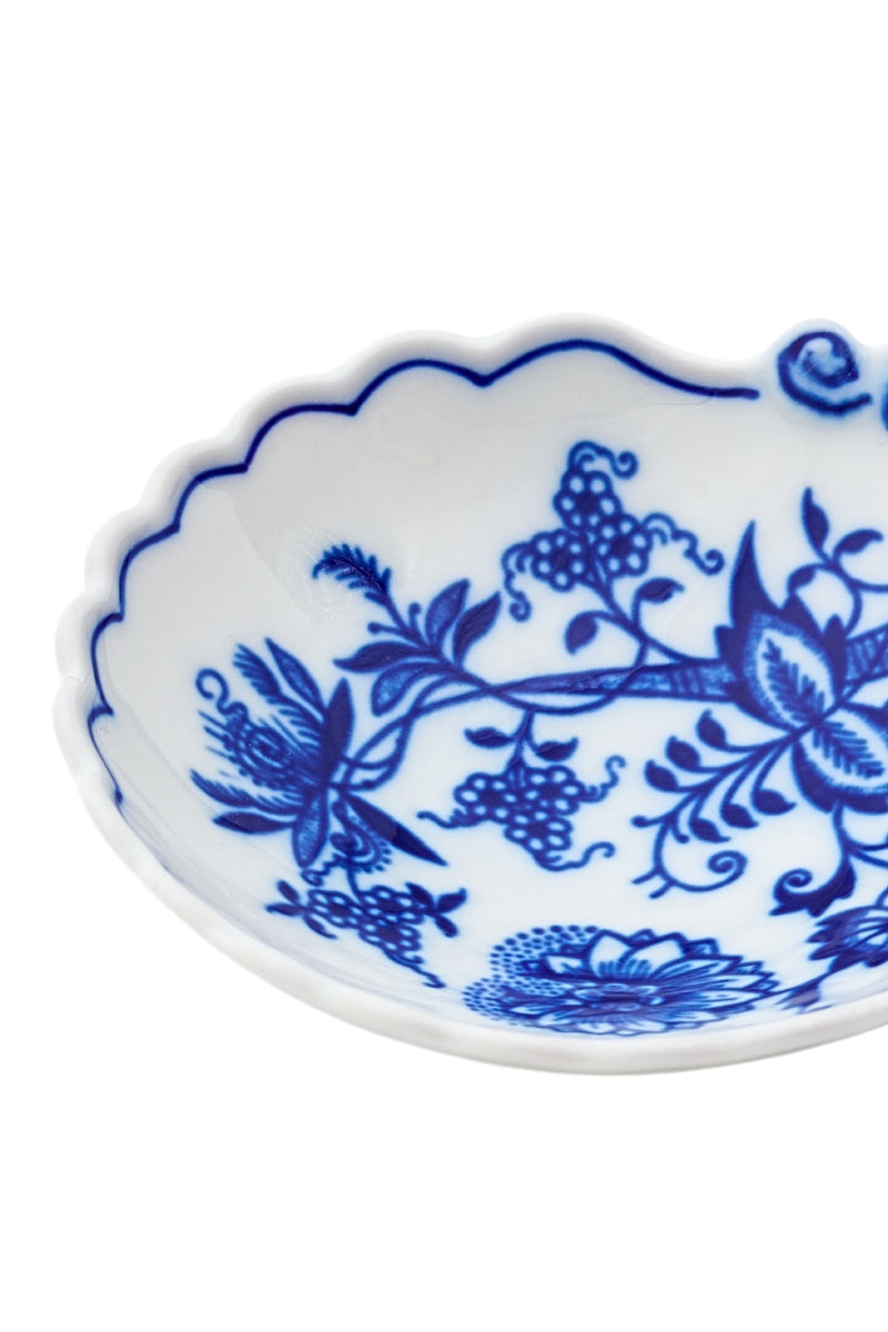 CESKY PORCELAN DUBİ 1860 Cibulak Reçel Tabağı Mavi