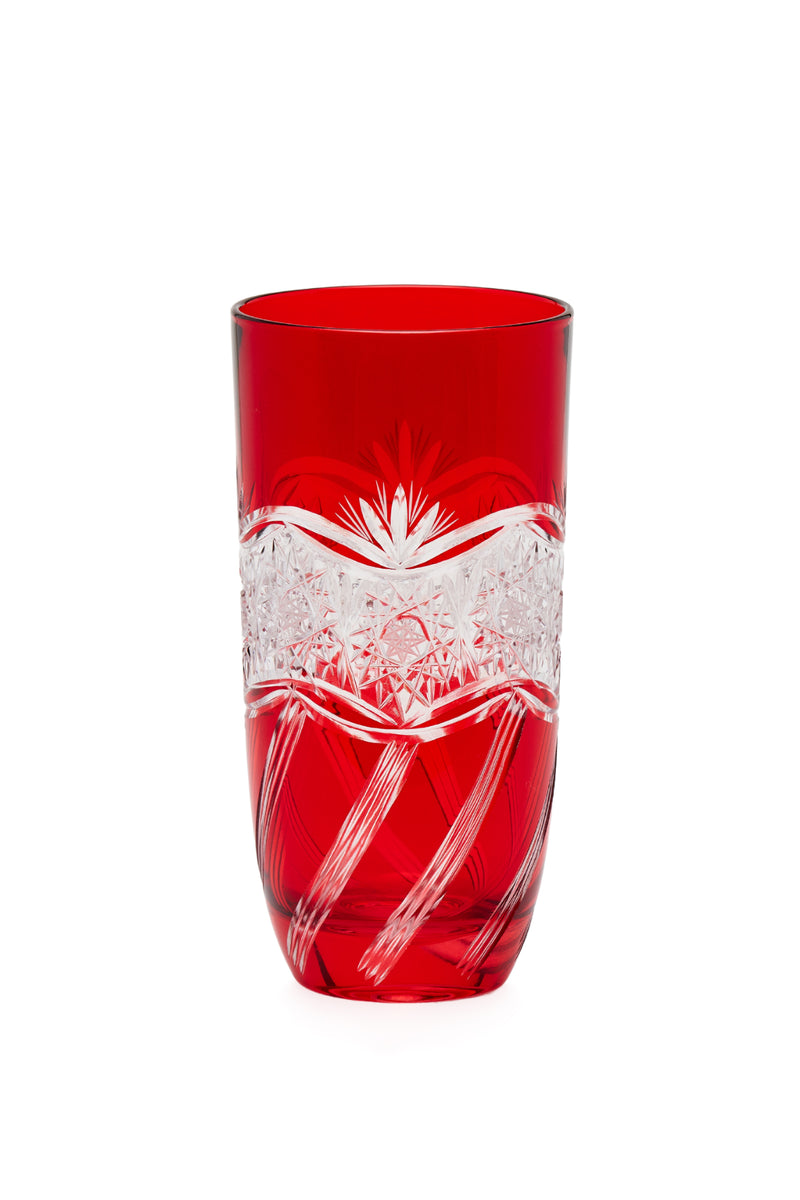 ELSA CRYSTAL Bohemia Aurora Orbit Meşrubat Bardağı Pembe