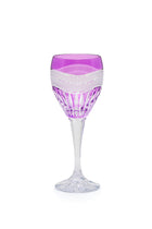 ELSA CRYSTAL Bohemia Elysium Melisa Ayaklı Bardak Mor