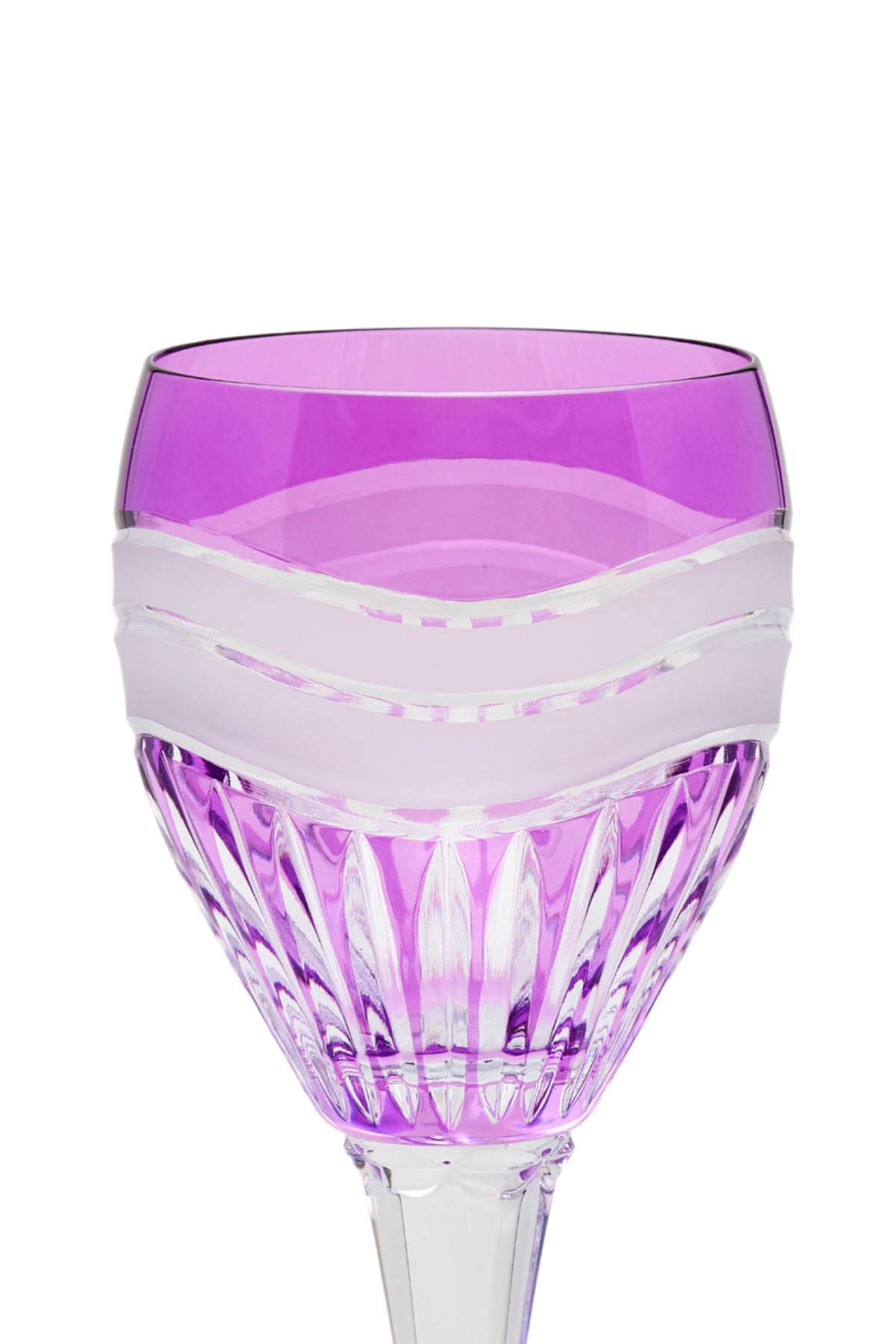 ELSA CRYSTAL Bohemia Elysium Melisa Ayaklı Bardak Mor