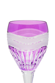 ELSA CRYSTAL Bohemia Elysium Melisa Ayaklı Bardak Mor
