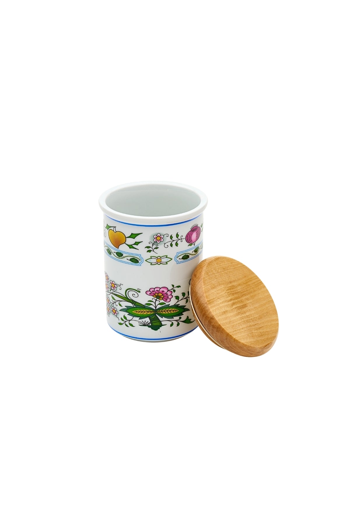 CESKY PORCELAN DUBİ 1860 Cibulak Kavanoz Renkli