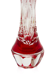 ELSA CRYSTAL Bohemia Lunaria Küçük Vazo Kırmızı