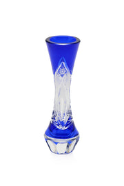 ELSA CRYSTAL Bohemia Lunaria Küçük Vazo Mavi