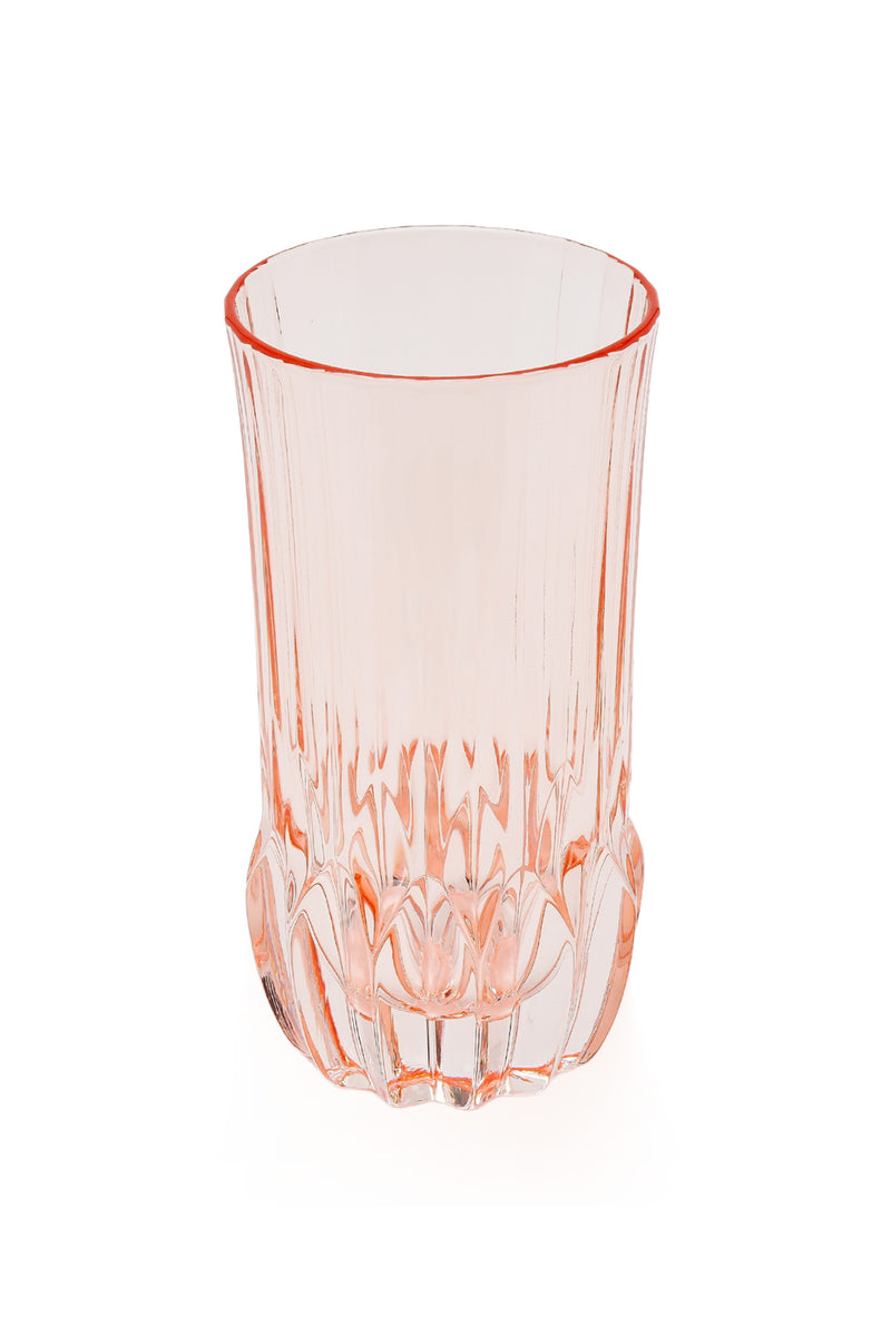 ELSA CRYSTAL Bohemia Arctina Adagio Tumbler Meşrubat Bardağı Pembe