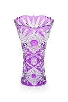 ELSA CRYSTAL Bohemia Maravelle Açık Ağız Büyük Vazo Mor
