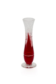 ELSA CRYSTAL Bohemia Lunaria Küçük Vazo Kırmızı