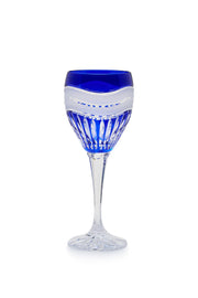 ELSA CRYSTAL Bohemia Elysium Melisa Ayaklı Bardak Mavi