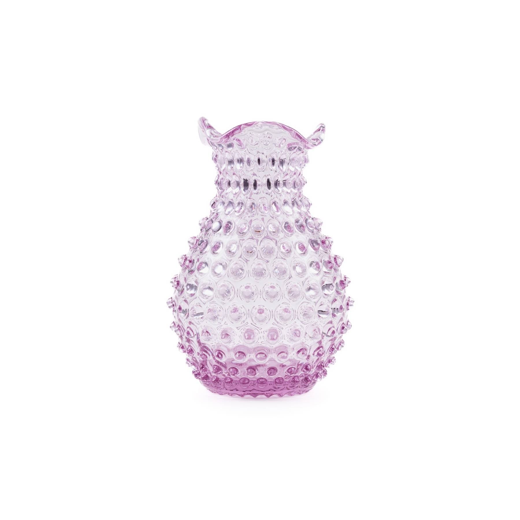 Elsa Crystal Bubble Hobnail Blonde, Vazo, Lilla, 20,5 cm